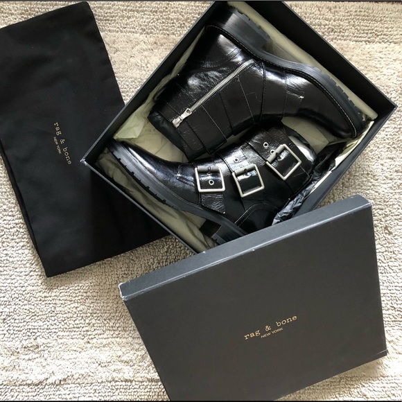 Rare & New - Rag & Bone Cannon Buckle Boot - Picture 2 of 8